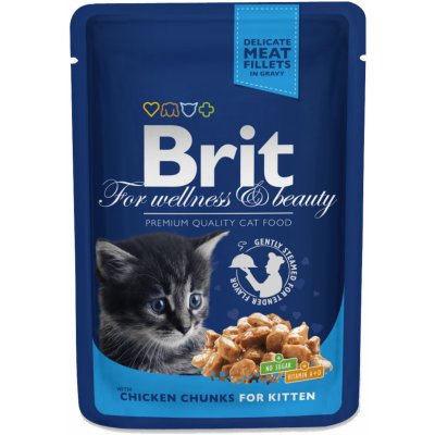 Brit Premium Kitten Chicken Chunks 100 g – Zboží Mobilmania