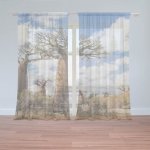 Sablio Záclony Strom: 2ks 150x250cm – Hledejceny.cz