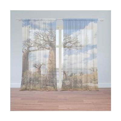 Sablio Záclony Strom: 2ks 150x250cm – Hledejceny.cz