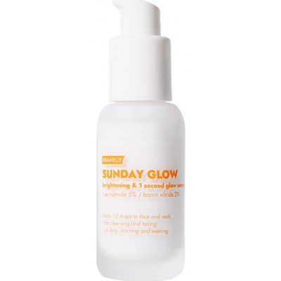 Frankly Sunday Glow Instant Radiance & Glow Serum Rozjasňující sérum na obličej 37 ml – Hledejceny.cz
