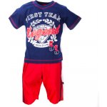 Urban STORM Komplet modré tričko červené šortky – Zboží Dáma