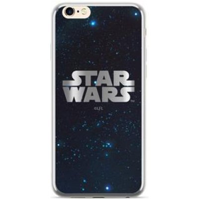 Pouzdro Star Wars Luxury Chrome 003 iPhone XS stříbrné