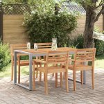 OMAXI 784353 Zahradní jídelní stůl Šedá 140 x 80 x 75 cm – Hledejceny.cz