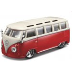 BBURAGO Plus Volkswagen Van Samba červená bílá 1:32 – Hledejceny.cz
