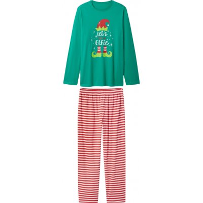 esmara Men pánské vánoční pyžamo zelená – Zboží Dáma