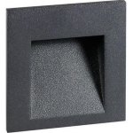 Rendl R12015 TESS SQ zápustná antracitová 230V LED 3W IP54 3000K – Sleviste.cz