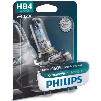Philips WhiteVision ultra 9006XVPB1 HB4 P22d 12V 51W