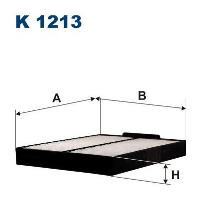 FILTRON Filtr, vzduch v interiéru K 1213