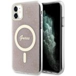 Guess iPhone 11 6,1" růžové tvrdé pouzdro 4G MagSafe (GUHMN61H4STP) – Sleviste.cz