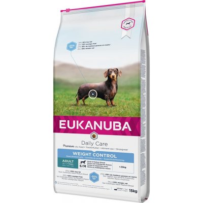 Eukanuba Daily Care Weight Control Small/Medium Adult Dog 2 x 15 kg