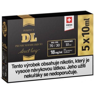 JustVape Booster báze DL PG30/VG70 18mg 5x10ml – Zboží Mobilmania