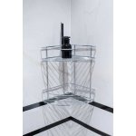 Olsen Spa Drátěná rohová polička KD02080045 – Zboží Mobilmania