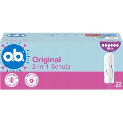 O.B. Original Super Plus Hygienické tampóny 32 ks – Zboží Mobilmania