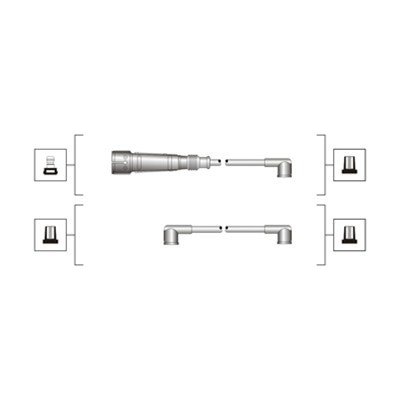 Sada kabelů pro zapalování MAGNETI MARELLI 941319170065 – Hledejceny.cz