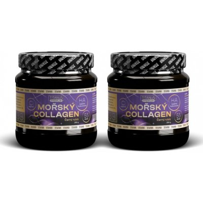 Titanus Mořský Collagen černý rybíz 2 x 250 g – Hledejceny.cz