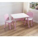 Delta stůl s židlemi růžový růžový TT89513GN