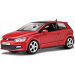 Bburago Kovový model auta Plus VW Polo GTI Mark 5 červená 1:24 – Zboží Mobilmania