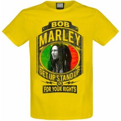 Tričko metal AMPLIFIED Bob Marley FIGHT FOR YOUR RIGHTS černá