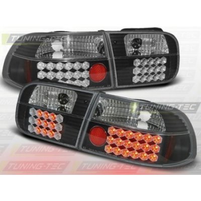 Světla zadní HONDA CIVIC 09.91-08.95 2D/4D BLACK LED – Hledejceny.cz