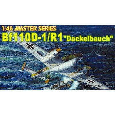 DRAGON Model Kit letadlo 5556Bf110-D1:R1 DACKELBAUCH 1:48