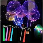 Party Boxík LED svítící nafukovací balónek s rukojetí Pampeliška – Zboží Dáma Party Boxík LED svítící nafukovací balónek s rukojetí Pampeliška – Zboží Dáma