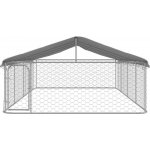 vidaXL Venkovní psí kotec se střechou 600 x 300 x 150 cm – Hledejceny.cz