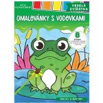 Omalovánky s vodovkami CONCORDE Veselá zvířátka A4 – Hledejceny.cz
