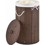 Goleto bambusový s víkem 55 L hnědý – Zboží Dáma