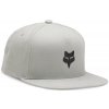 Kšíltovka Fox Fox Head Snapback Hat Steel Grey