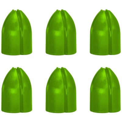 L-Style Shell Lock Ring plastové zelené 6ks – Zboží Dáma