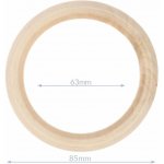 Kroužek dřevěný nelakovaný 85 mm CERTIFIKOVANÝ – Hledejceny.cz