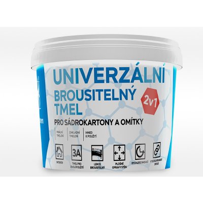 Den Braven Univerzální brousitelný tmel 1,5 kg bílý – Zboží Mobilmania