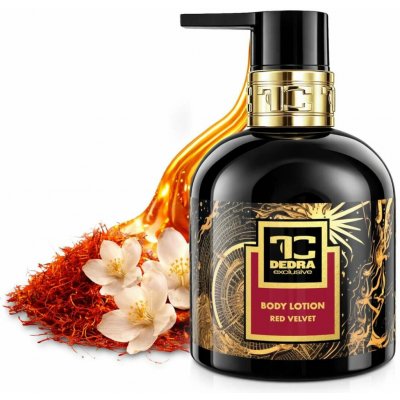 RED VELVET | zvláčňující tělové mléko s mandlovým olejem | 320 ml – Zboží Dáma