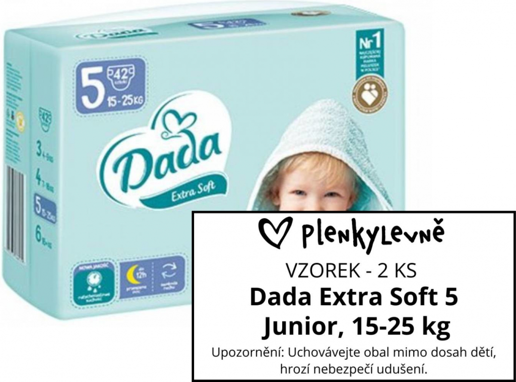 DadaExtra Soft 5 Junior 15-25 kg 2 ks