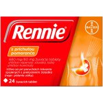 RENNIE ORANGE 680MG/80MG TBL MND 24 – Hledejceny.cz
