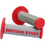 MOTION STUFF motokrosové rukojeti supersoft šedé/červené – Hledejceny.cz