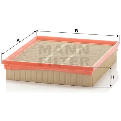 MANN FILTER Vzduchový filtr C 25 135 – Hledejceny.cz