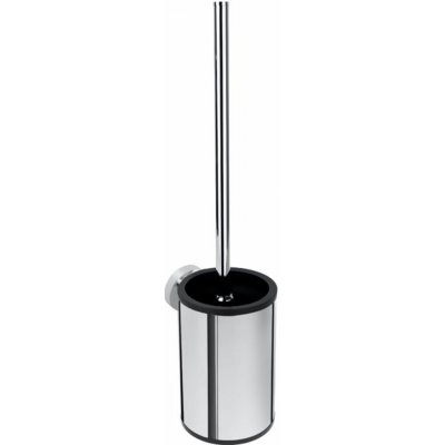 Sapho Omega 104913117 WC štětka válcová černý kartáč chrom – Hledejceny.cz