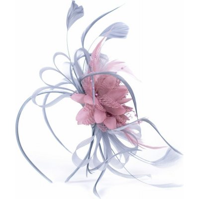 Fascinátor - šedý – Zbozi.Blesk.cz