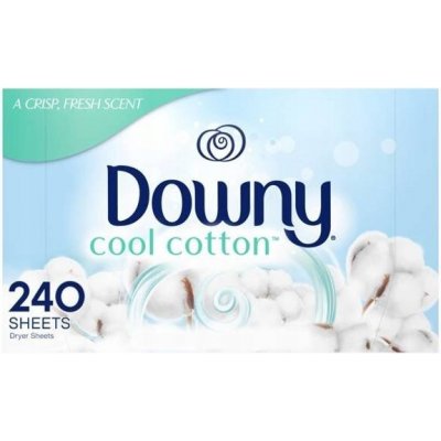 Vonné ubrousky do sušičky proti statické elektřině Downy Cool Cotton 240 ks – Zboží Mobilmania