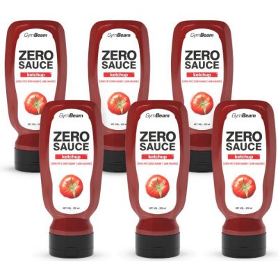 GymBeam ZERO kečup 6 x 320 ml – Zboží Mobilmania