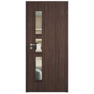 Sapeli Elegant Komfort M33 otočné ořech 110 x 210 cm Čiré sklo – Hledejceny.cz