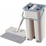 Clean Sada na mytí podlahy mop + kbelík + 2 podložky – Zboží Dáma
