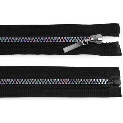 Duhový kostěný zip No 5 délka 50 cm - černá – Zboží Mobilmania