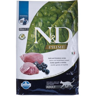 N&D Prime Cat Adult Lamb and Blueberry 5 kg – Zboží Mobilmania