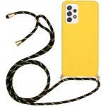 PROTEMIO 45575 ROPE Kryt se šňůrkou Samsung Galaxy A33 5G žlutý – Zboží Živě