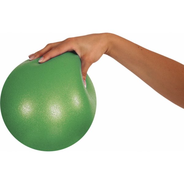 Gymnastický míč MVS Gym overball zelená17-19 cm 04-010105