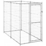 vidaXL Venkovní psí kotec pozinkovaná ocel 950 x 950 x 185 cm – Zboží Dáma