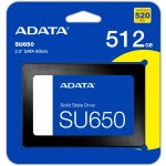 ADATA Ultimate SU650 512GB, ASU650SS-512GT-R – Sleviste.cz