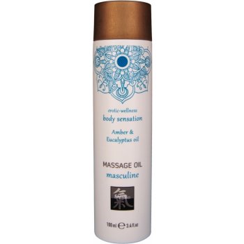 Shiatsu Massage Oil Masculine Amber & Eucalyptus Oil 100ml